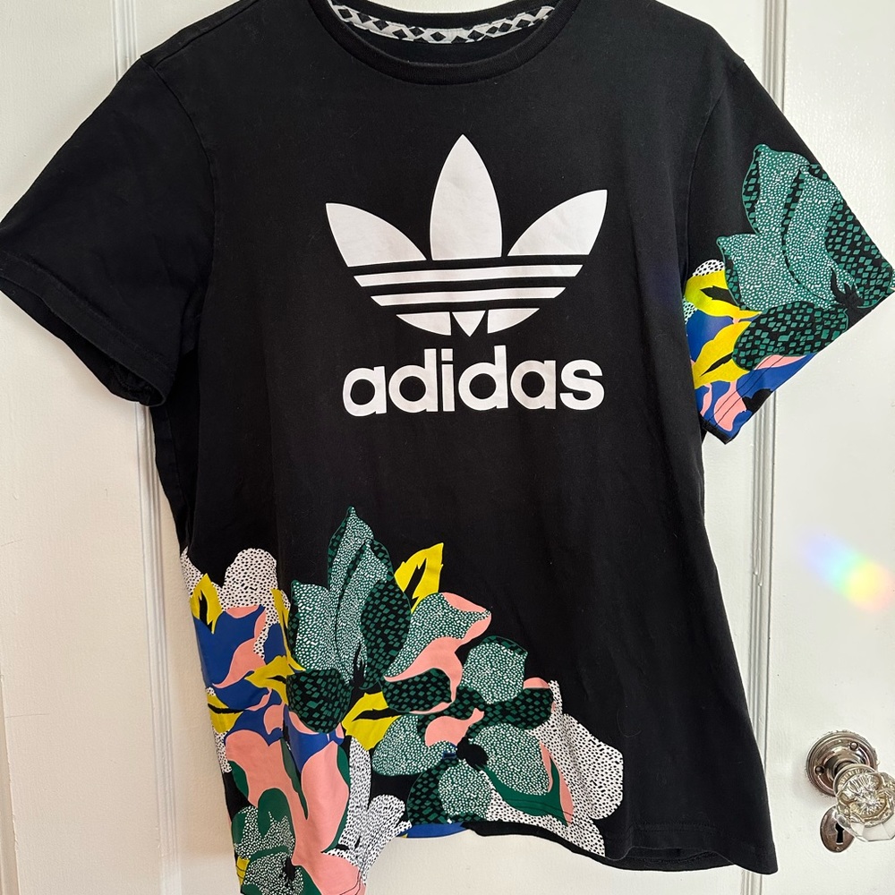 adidas floral print active set